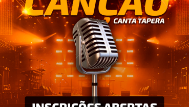 INSCRIES ABERTAS PARA O 16 FESTIVAL DA CANO DE TAPERA